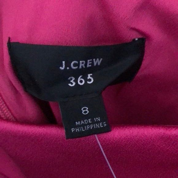J. Crew NWT crisp berry satin dress🔥😍💃🔥 - Picture 7 of 8